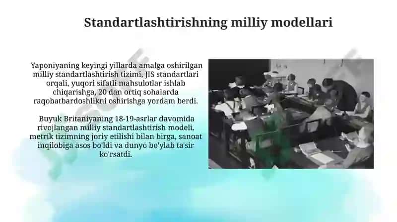 Standartlashtirish rivojlanishining tarixiy asoslari 4