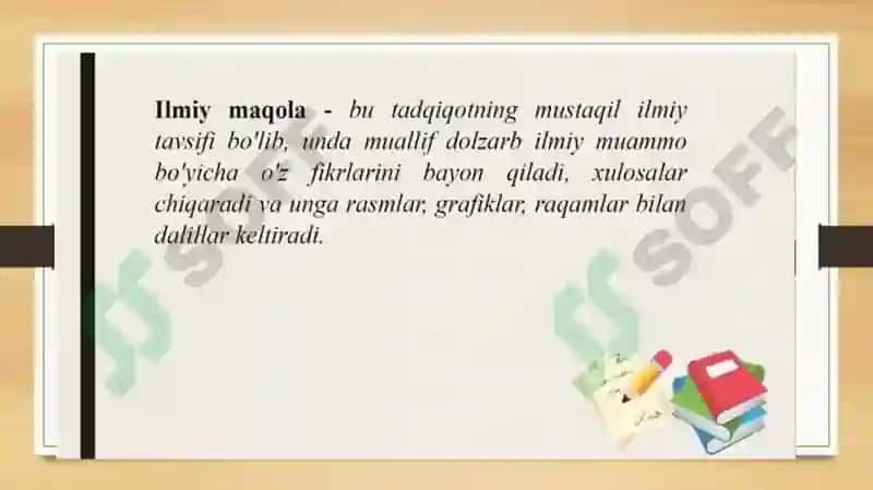 Ilmiy maqola qanday yoziladi? 4
