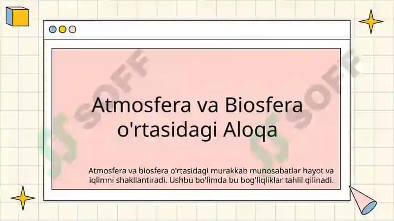 Atmosfera va Biosfera 4