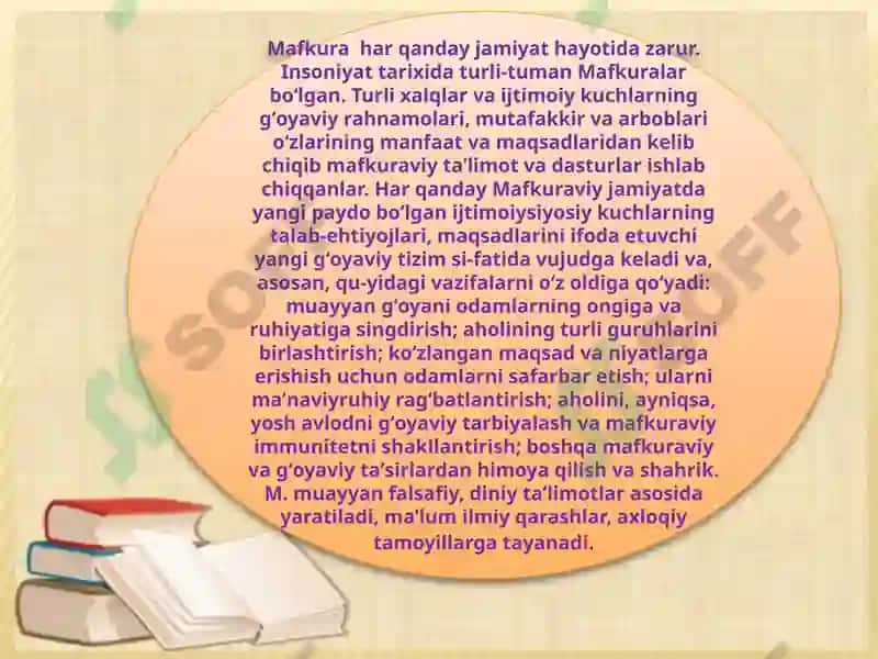 Fazilatning tarbiya fanidan 'Mafkuravi yxavflardan himoyalanishda tarbiyaviyat adbirnlarning ro'li' 4