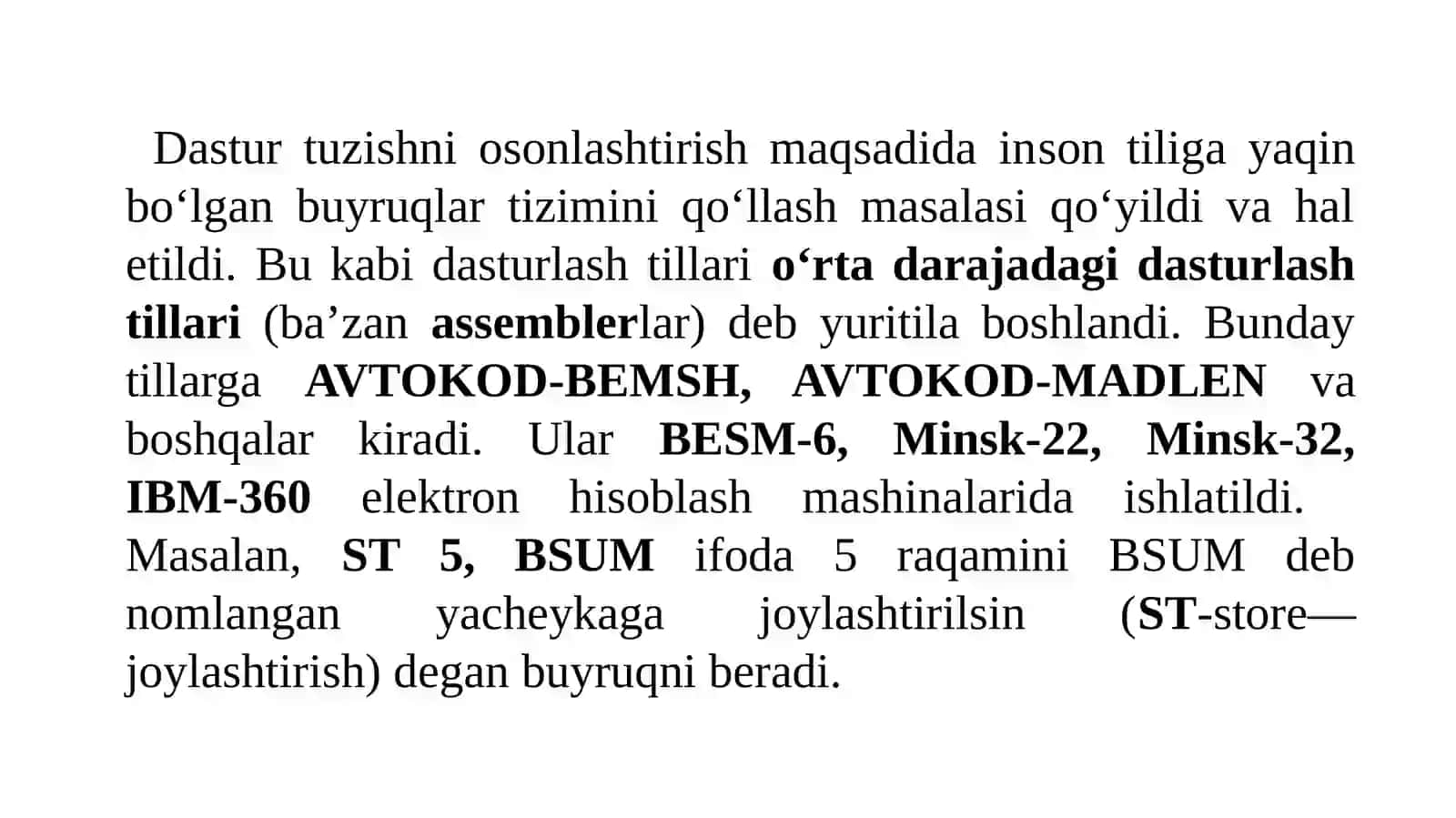 Dasturlash tillari 4