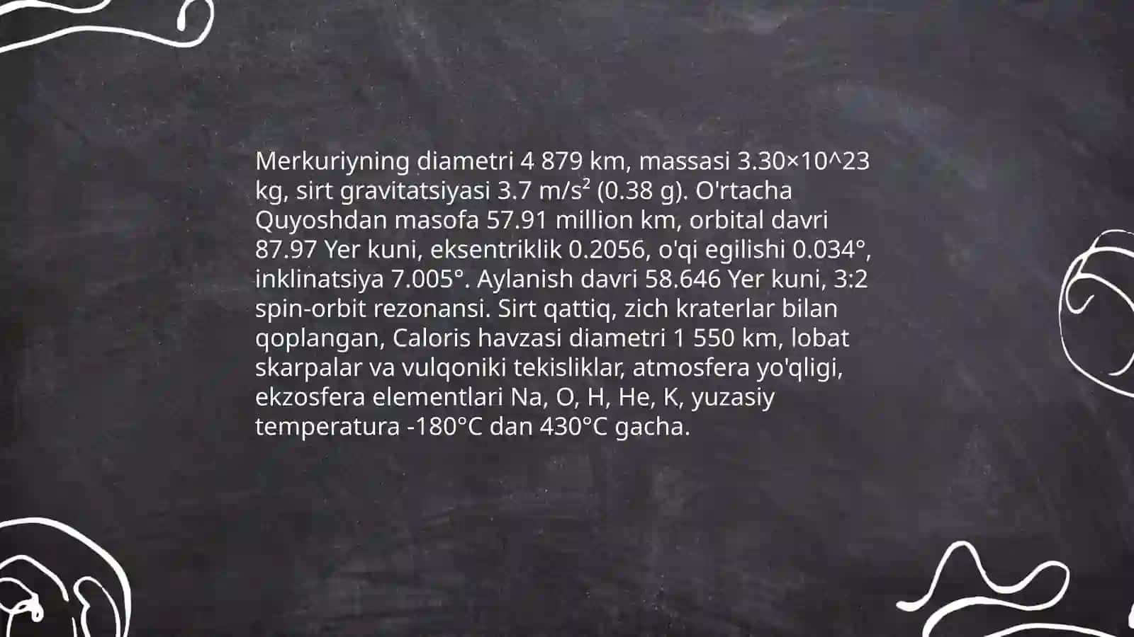Quyosh sistemasi va sayyoralar 4