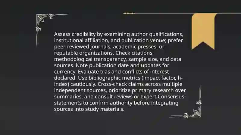 Studying with multiple sources 4