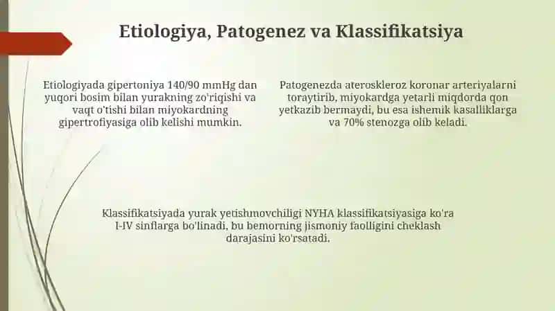 Yurak patalogiyasi 4