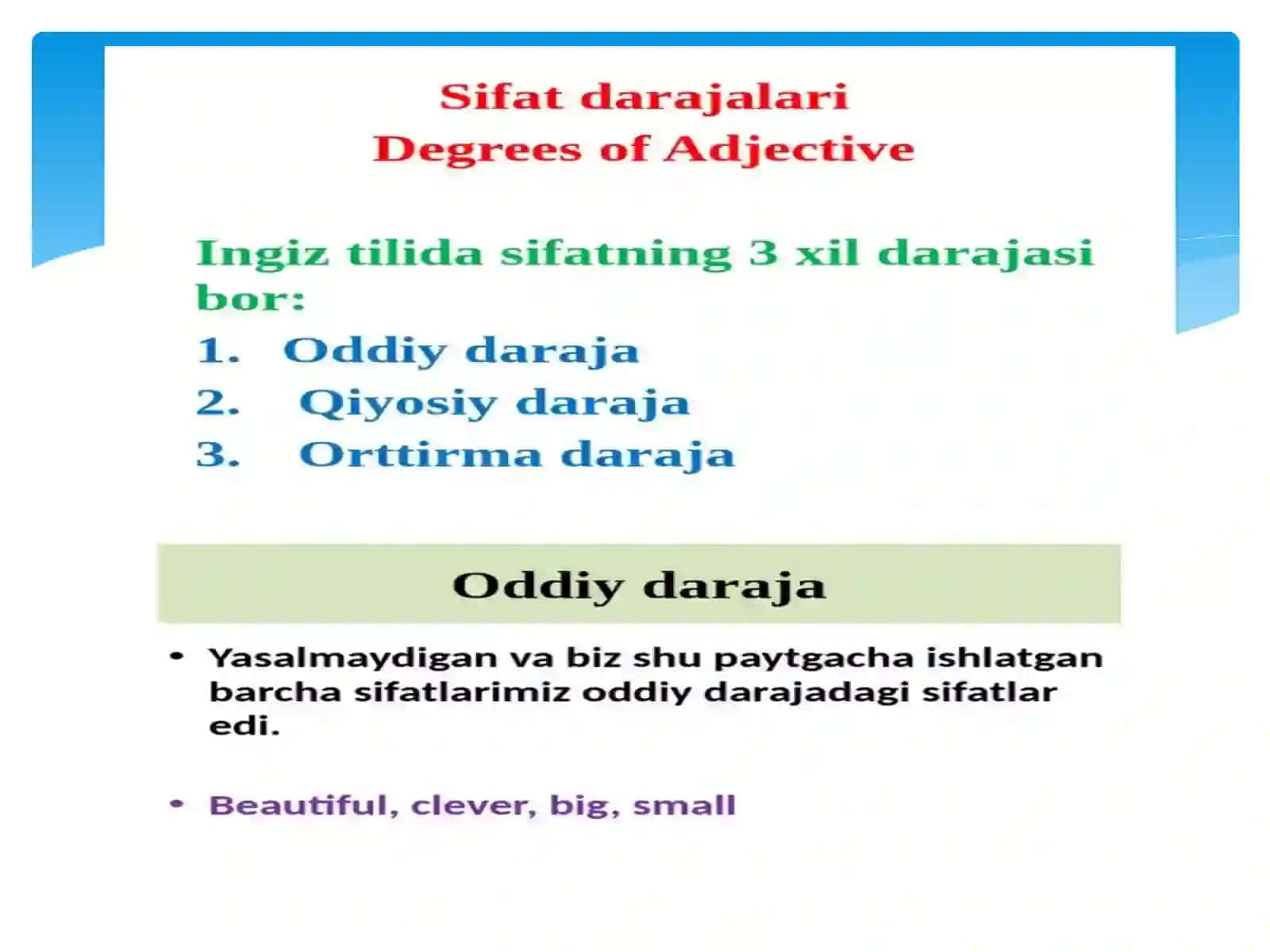 Qiyosiydaraja 4