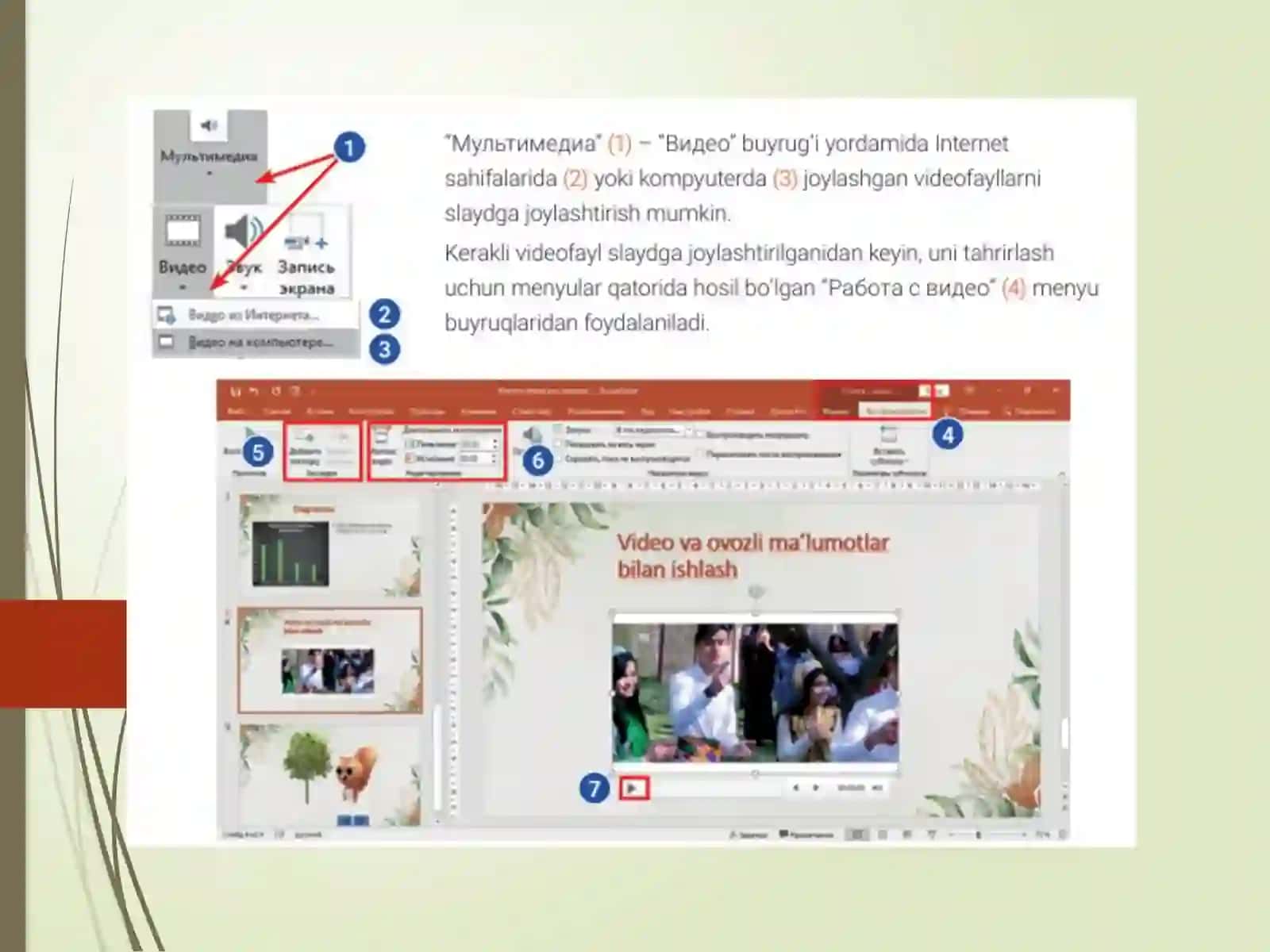 MS Power Point Dasturida Grafik 4