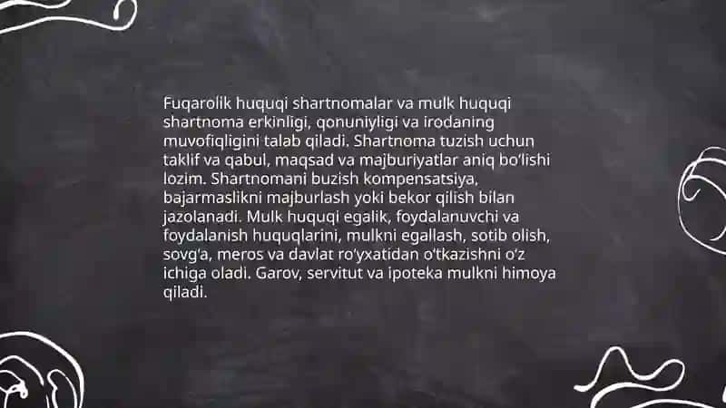 Konstitutsion huquq va fuqarolarning asosiy huquqlari 4