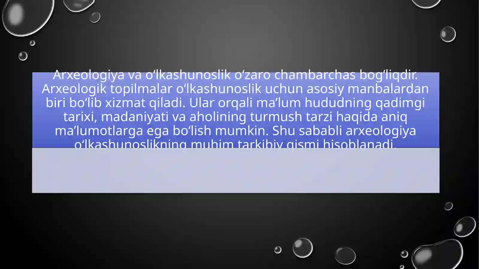 O'lkashunoslikda arxeologiyaning tutgan o'rni 4