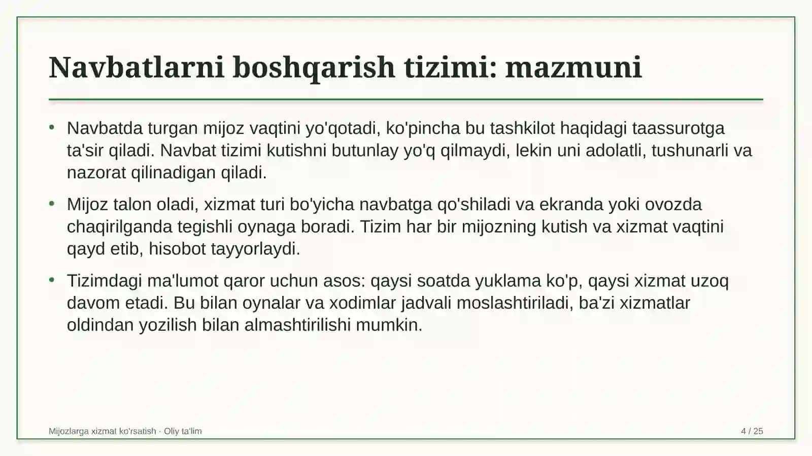 pardozlash materiallari ishlab chiqarishda navbatlarni boshqarish tizimini joriy etish 3439 4