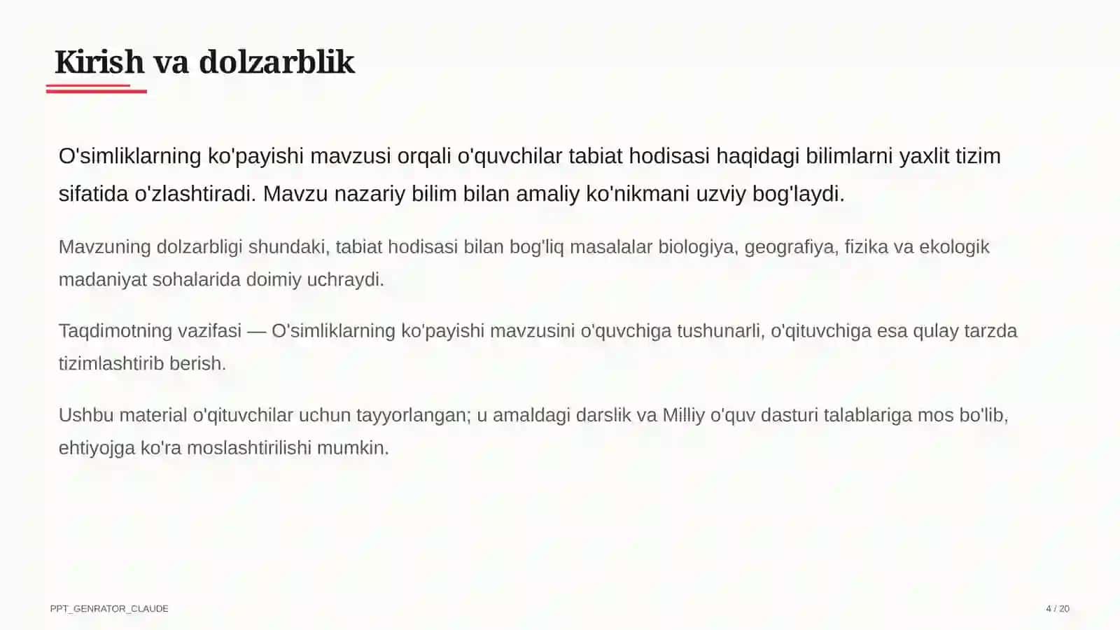 O'simliklarning ko'payishi (3-sinf) 4