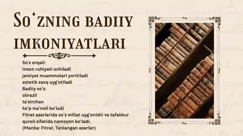 Adabiyot so'z san'ati 4