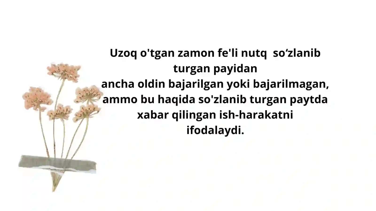 Fe’l zamonlari ularning turlari 4