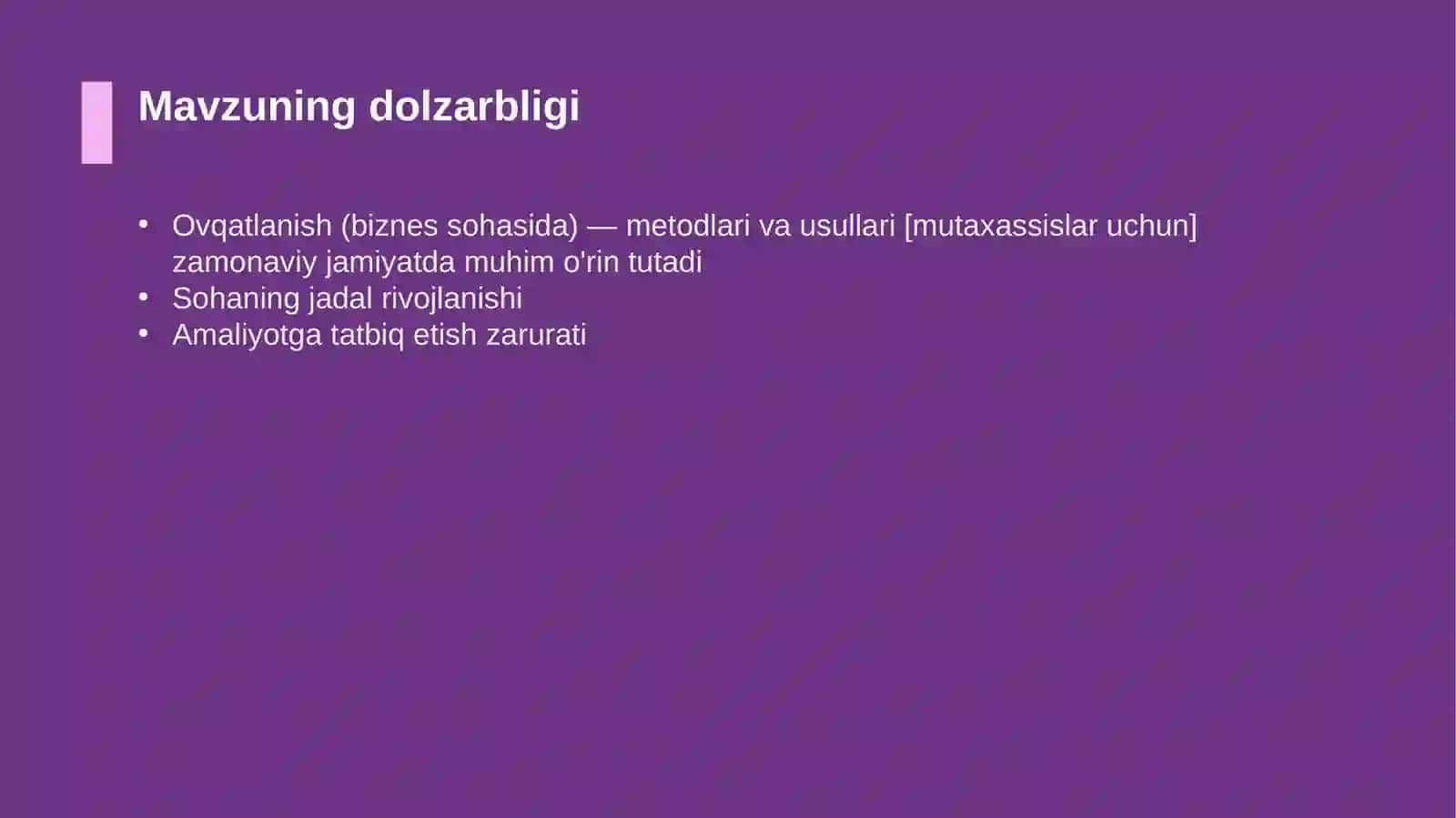 Ovqatlanish (biznes sohasida) — metodlari va usullari [mutaxassislar uchun] 4