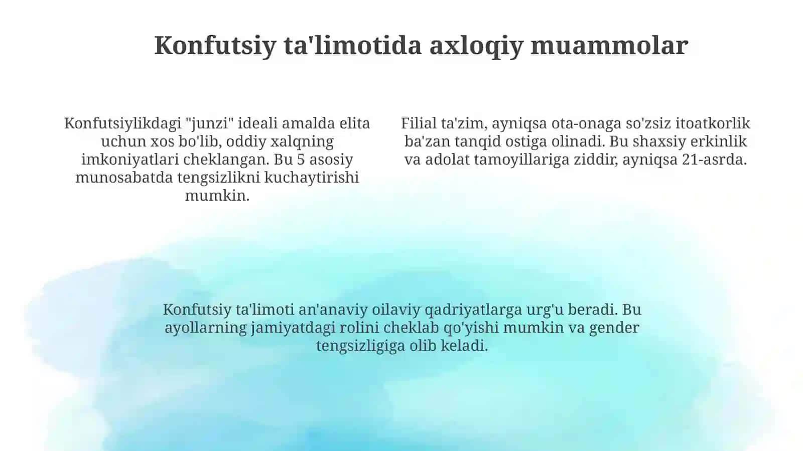 Konfutsiylik taʼlimotida ijtimoiy -axloqiy masalalar 4
