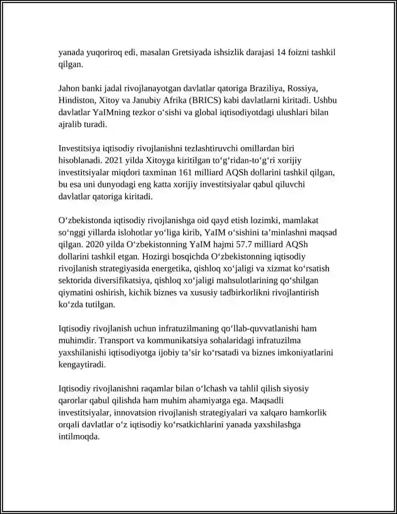 OʻZBEKISTON RESPUBLIKASI PREZIDENTINING ENG MUHIM 11 ISLOHOTLARI 4