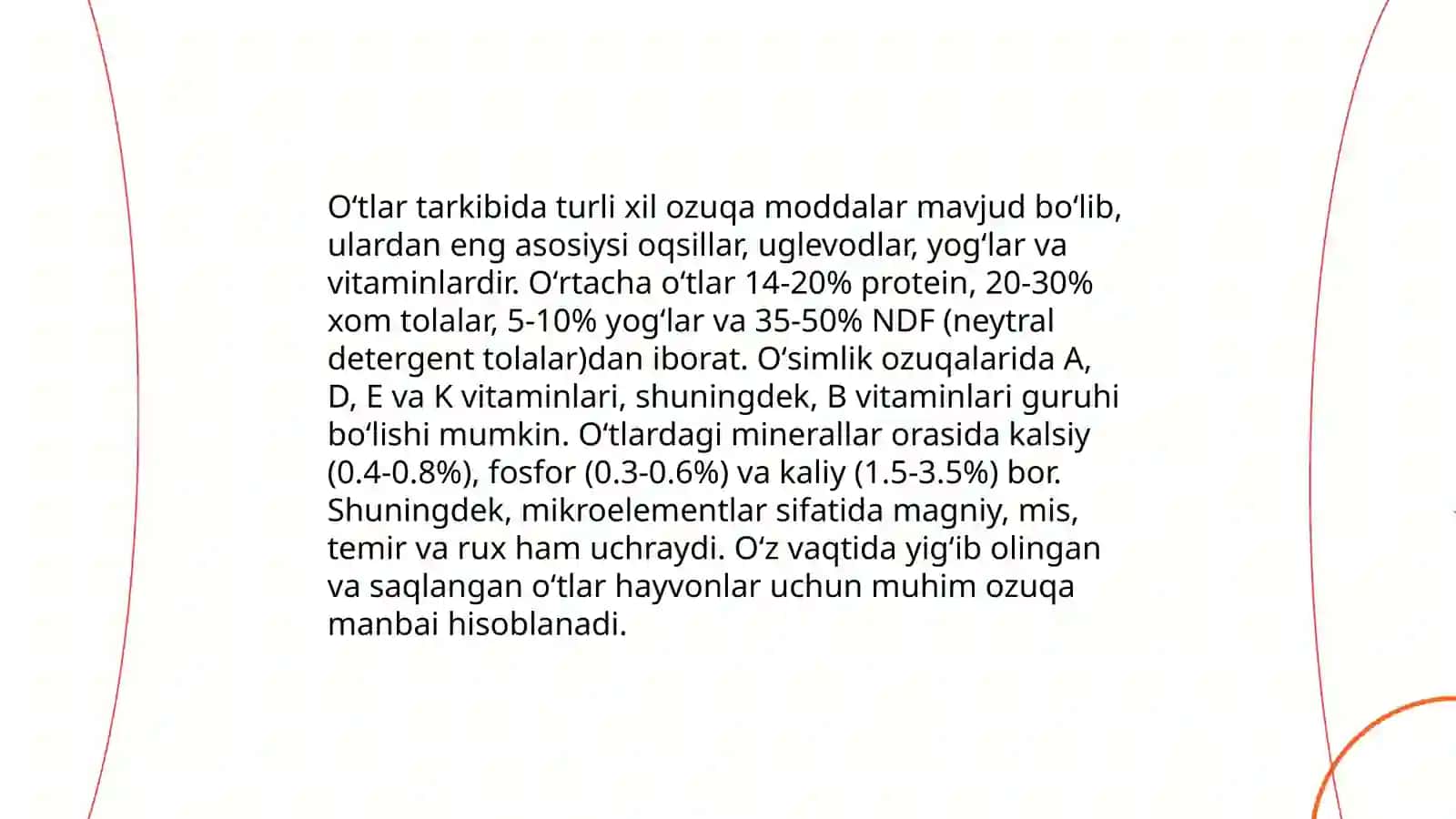 Oʻtning hazm jarayonidagi ishtiroki 4