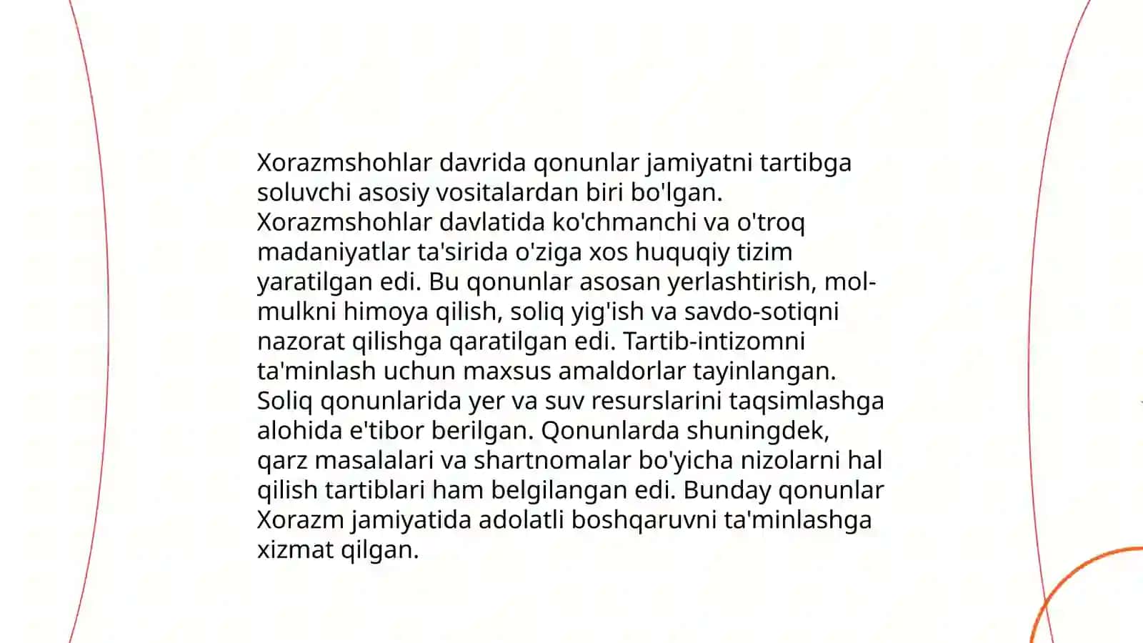 Xorazmshohlar davlat boshqaruvi va ijtimoiy-iqtisodiy hayot 4