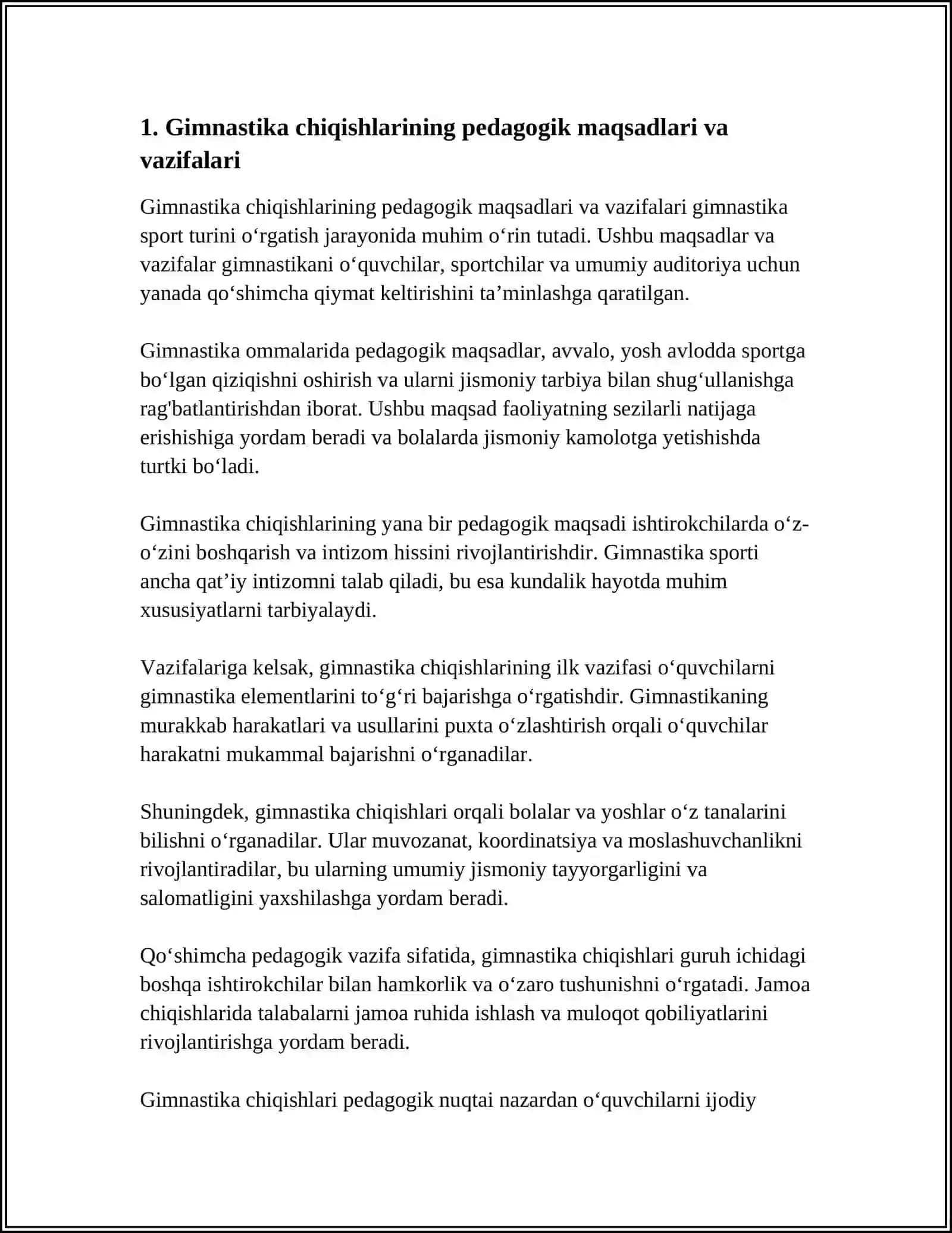 GIMNASTIKA CHIQISHLARINING MAZMUNI VA AHAMIYATI 4