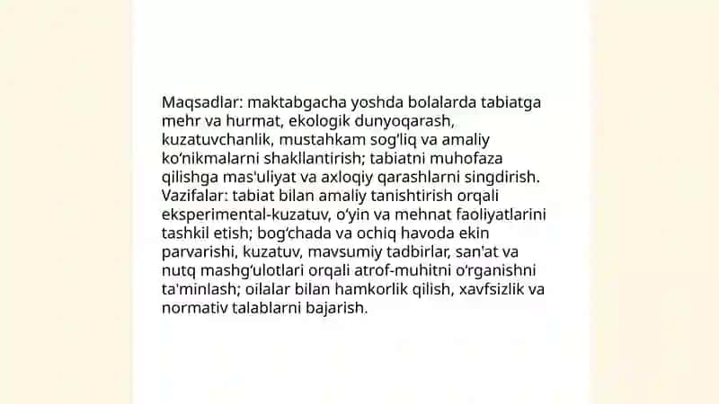 Tabiatni muhofaza qilish masalalarini yoritilishi 4