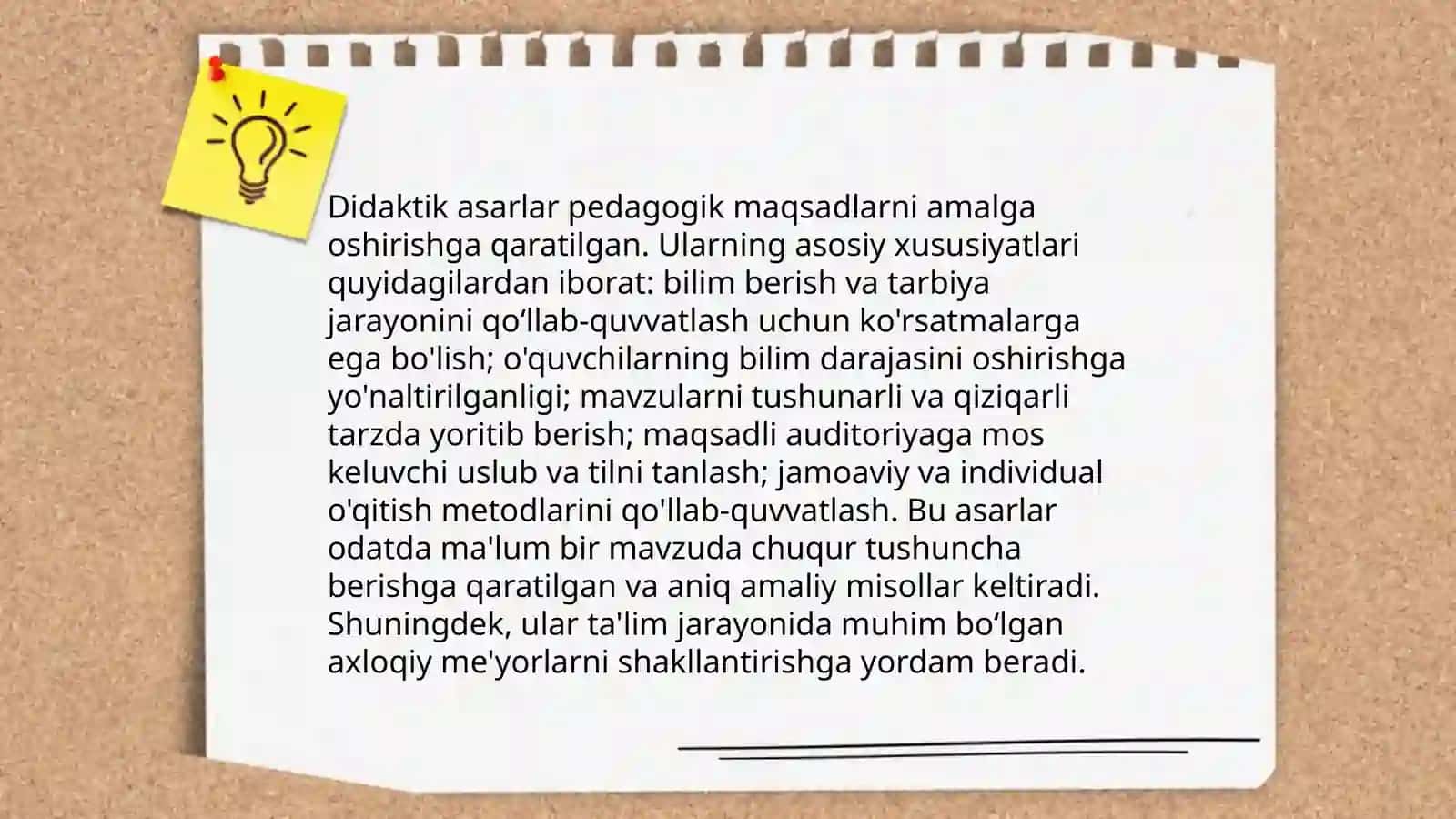 Didaktik adabiyotning tarixi va rivojlanishi 4
