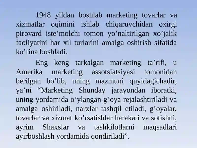 Marketingning Ijtimoii–Iqtisodiyasoslari 4