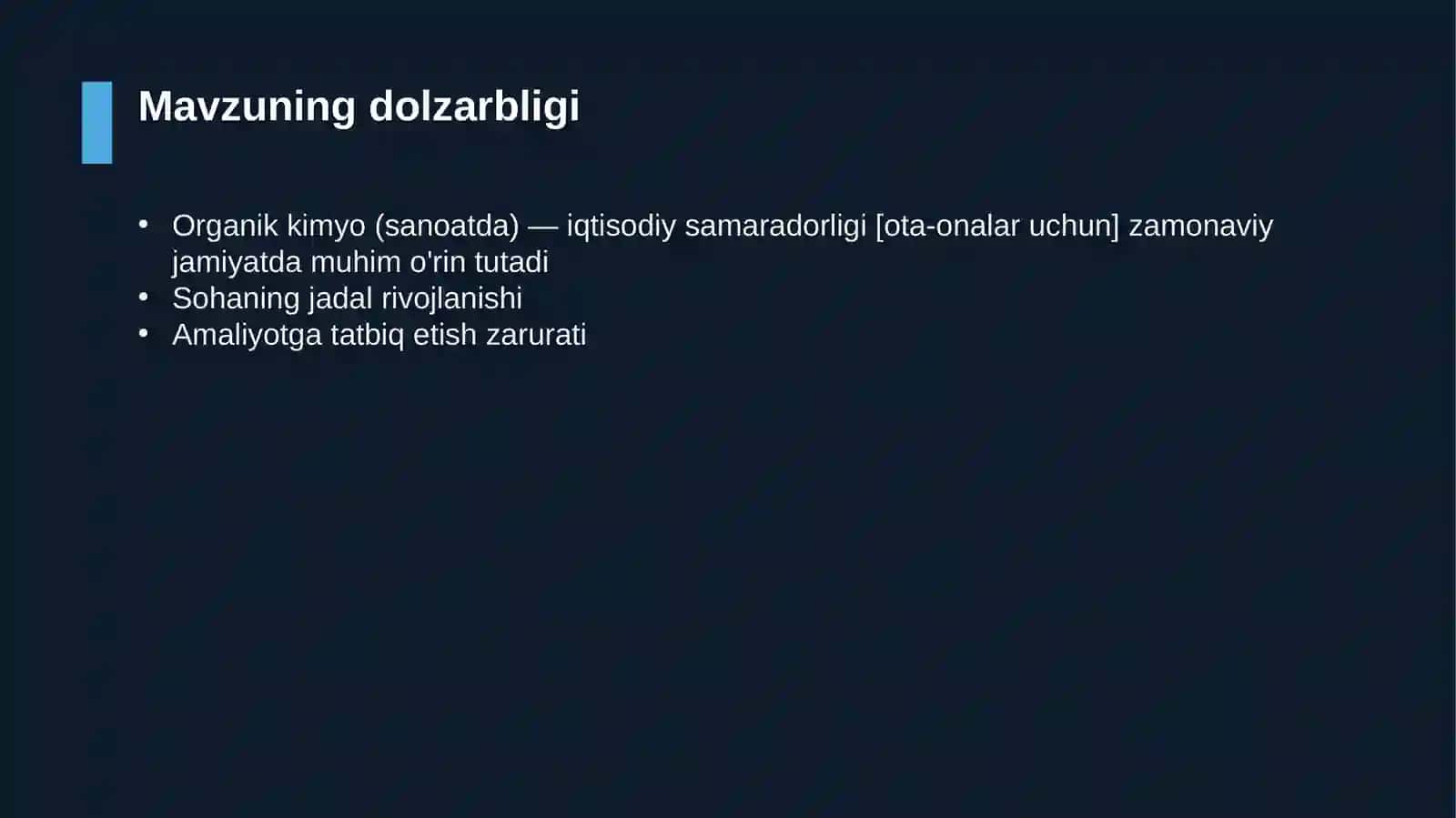 Organik kimyo (sanoatda) — iqtisodiy samaradorligi [ota-onalar uchun] 4