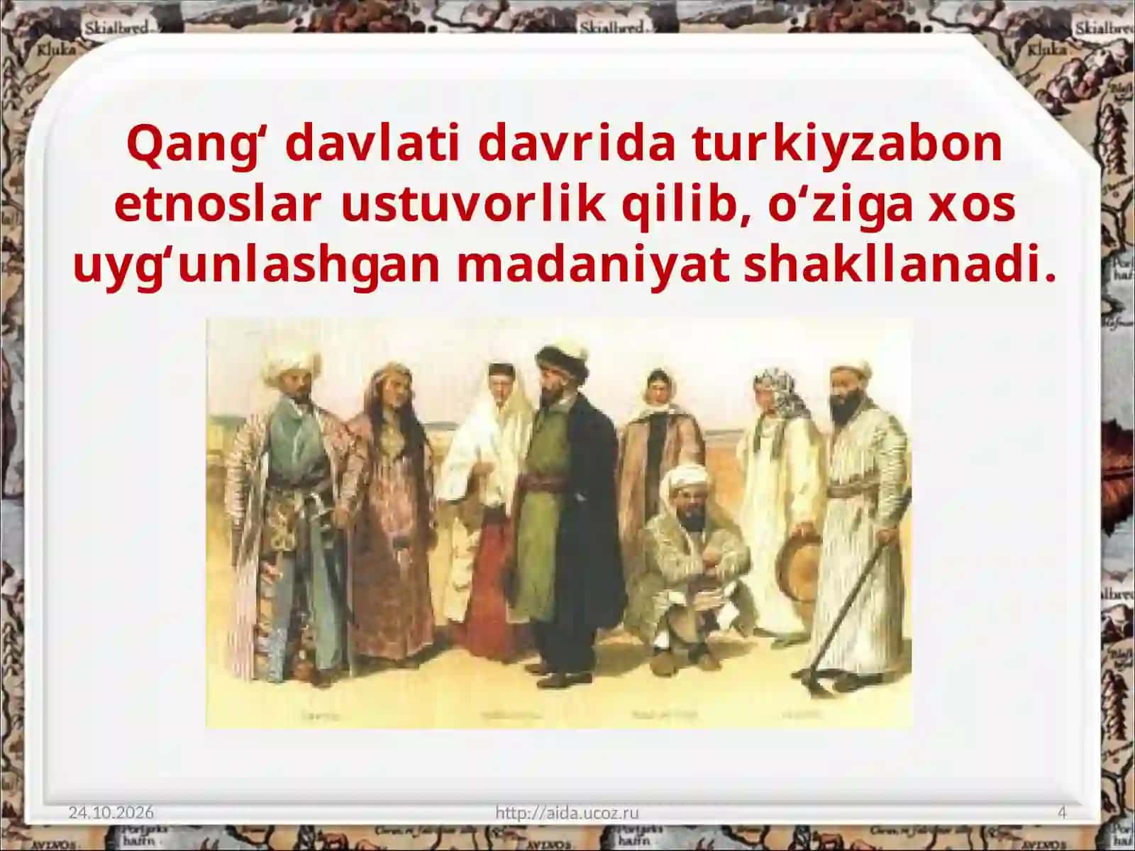 Etnik jarayonlar va O‘zbek xalqining shakllanishi 4