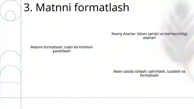 Nasriy Asarlar Matni Ustida Ishlash 4