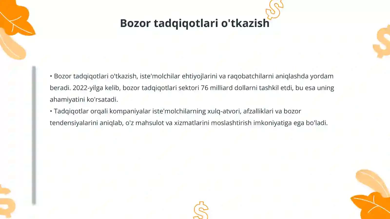 Marketingni asosiy vazifalari 4