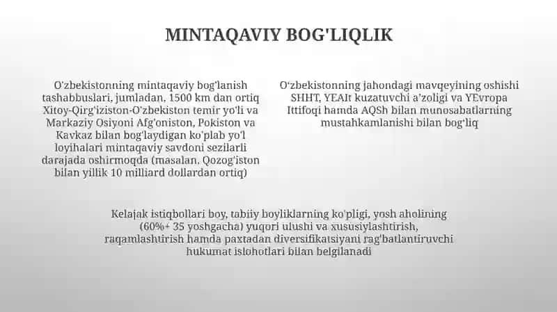 Iqtisodiy Diversifikatsiya va O'sish Potentsiali 4