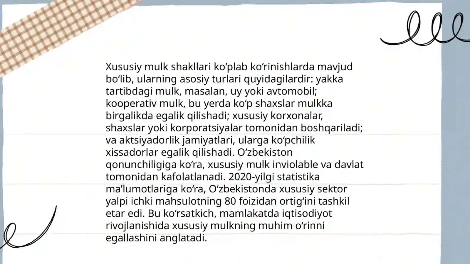 Mulk shakli va mazkur shartnoma obyektlarida davlat tasarruf etishning amaliyoti 4