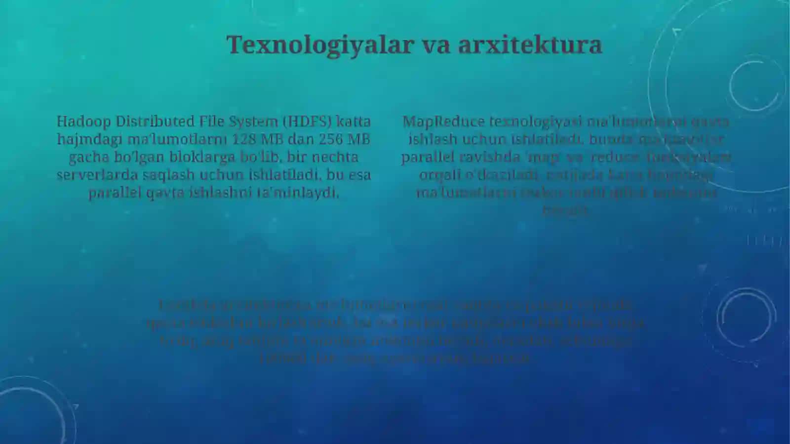 Kattama'lumotlarni(Big Data)tahlilqilishtexnologiyalari 4