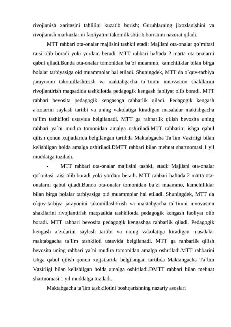 MAKTABGACHA TA'LIM TASHKILOTIGA RAHBARLIK QILISH 4