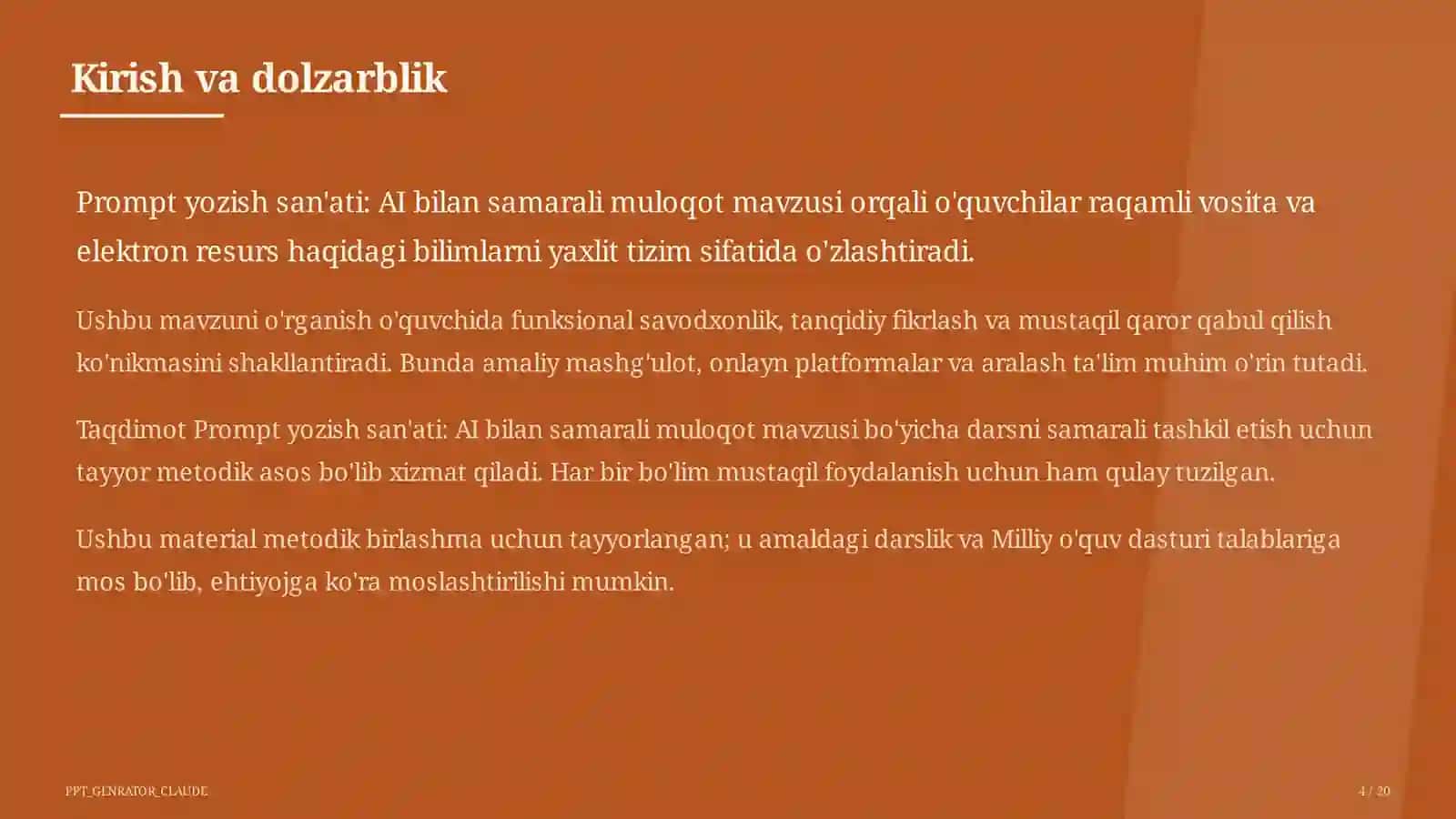 Prompt yozish san'ati: AI bilan samarali muloqot 4