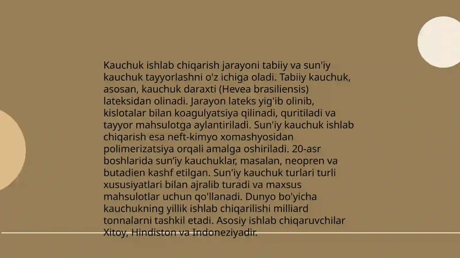 Kauchuk va undan foydalanish 4