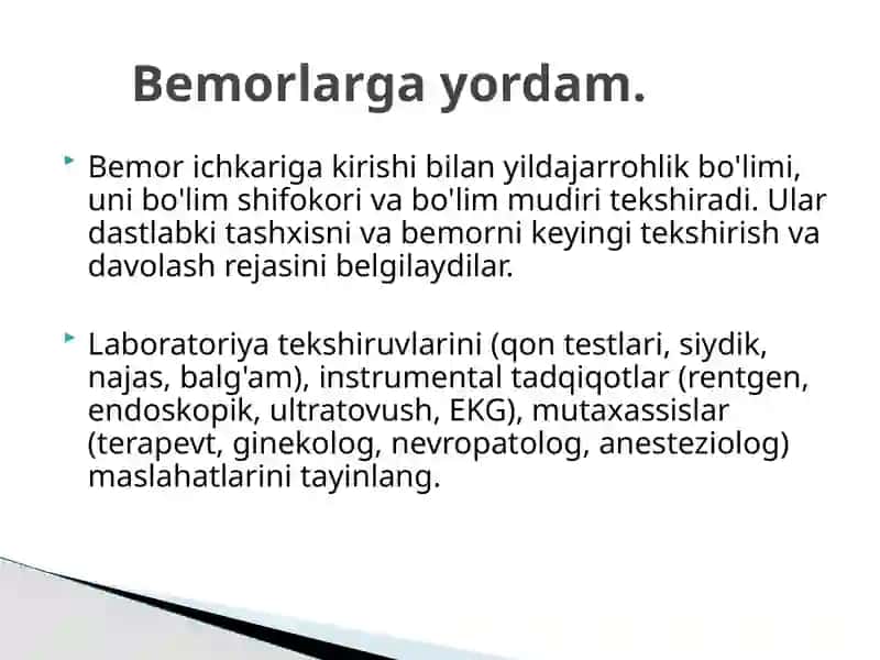 Yiringli Xirurgik Kasalliklar Bilan O'rgan Bemorlar Parvarishi Xususiyatlari 4