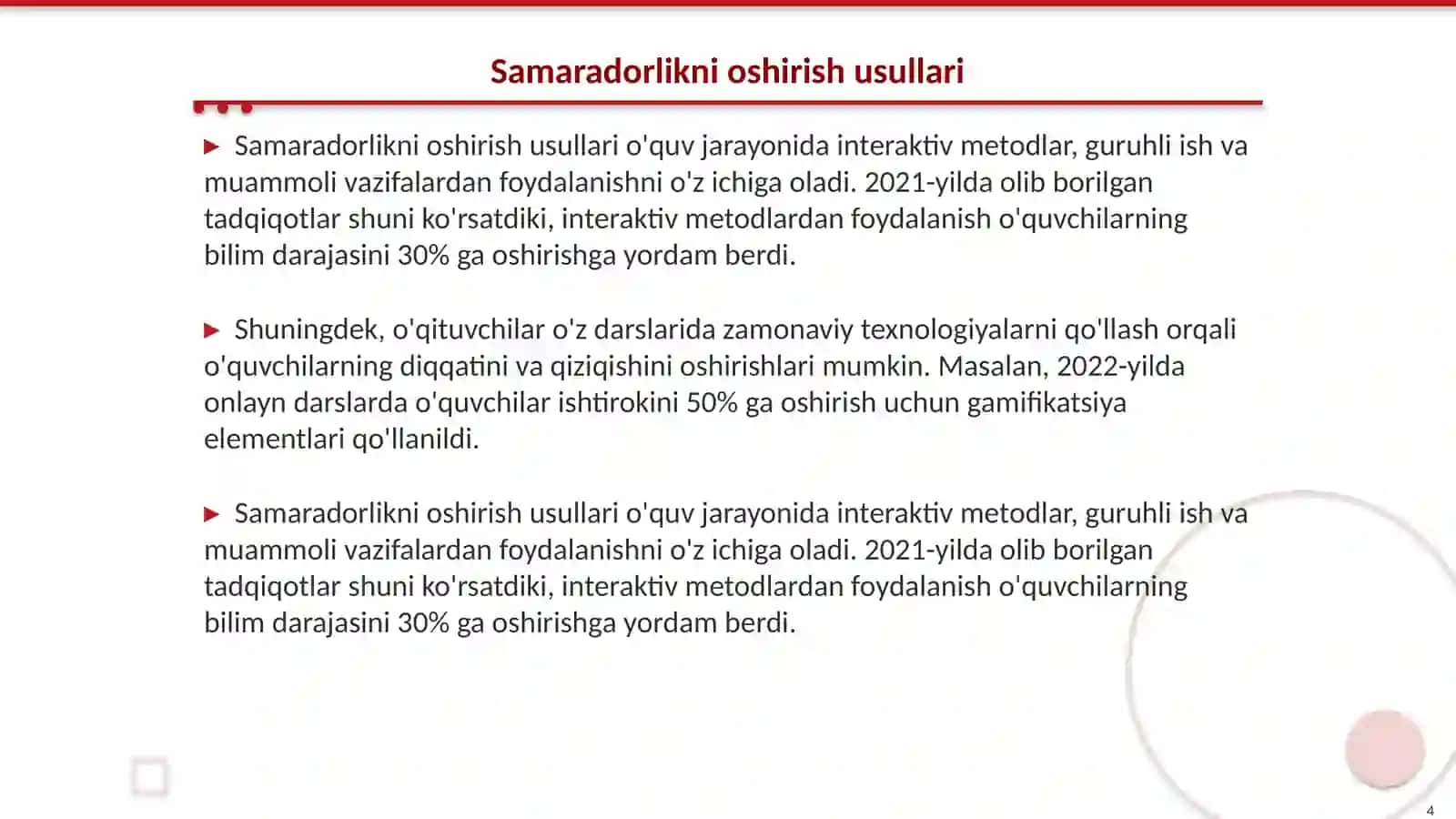 Fanga oid til materiallarini ishlab chiqish boyicha fikr almashish 4