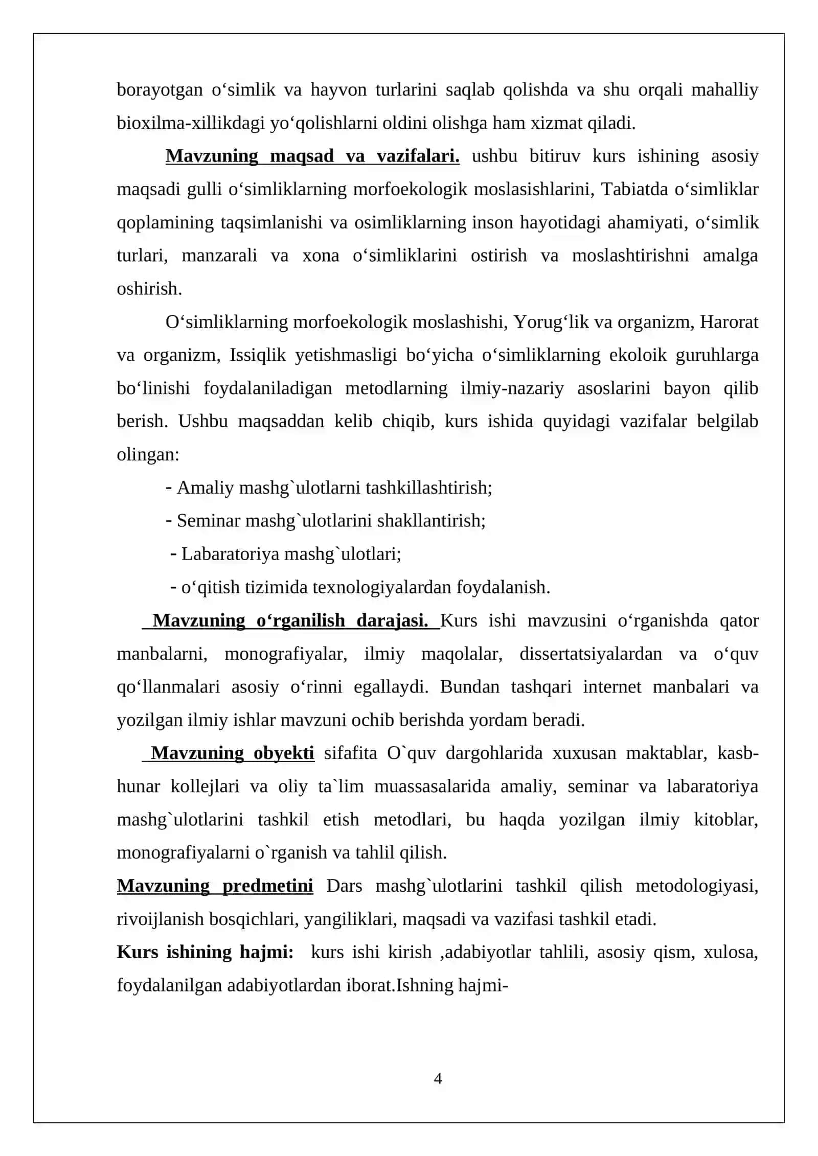 O’simliklar fiziologiyasi 4