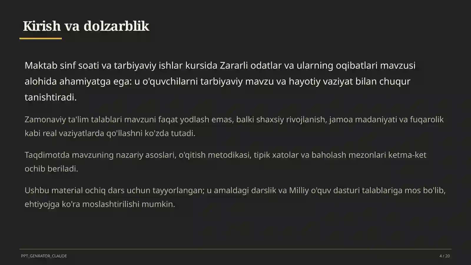 Zararli odatlar va ularning oqibatlari 4