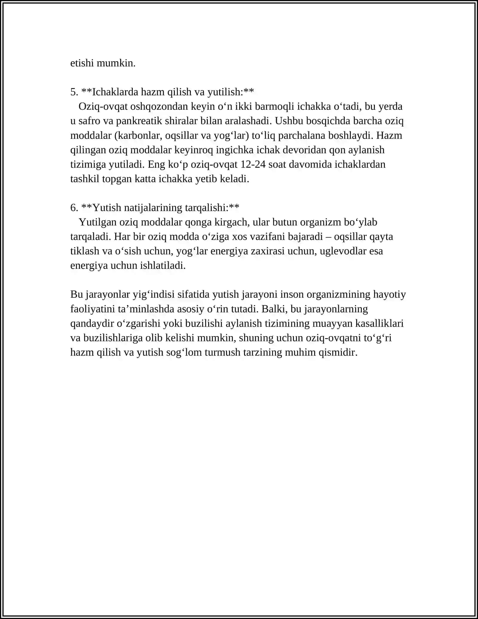 YUTISH JARAYONI: BOSQICHLARI, ISHTIROKCHI TUZILMALAR VA FIZIOLOGIYASI 4