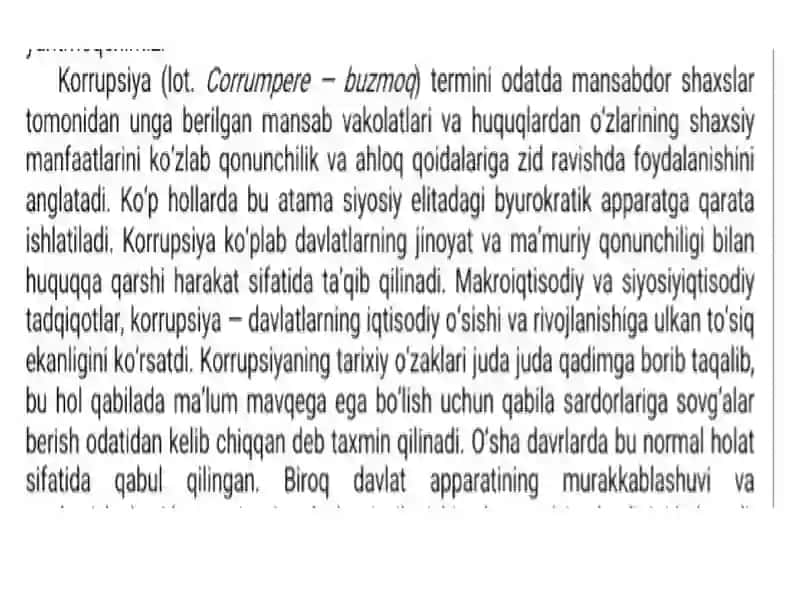 Korupsiya va fuqarolik jamiyatini rivojlantirish 4