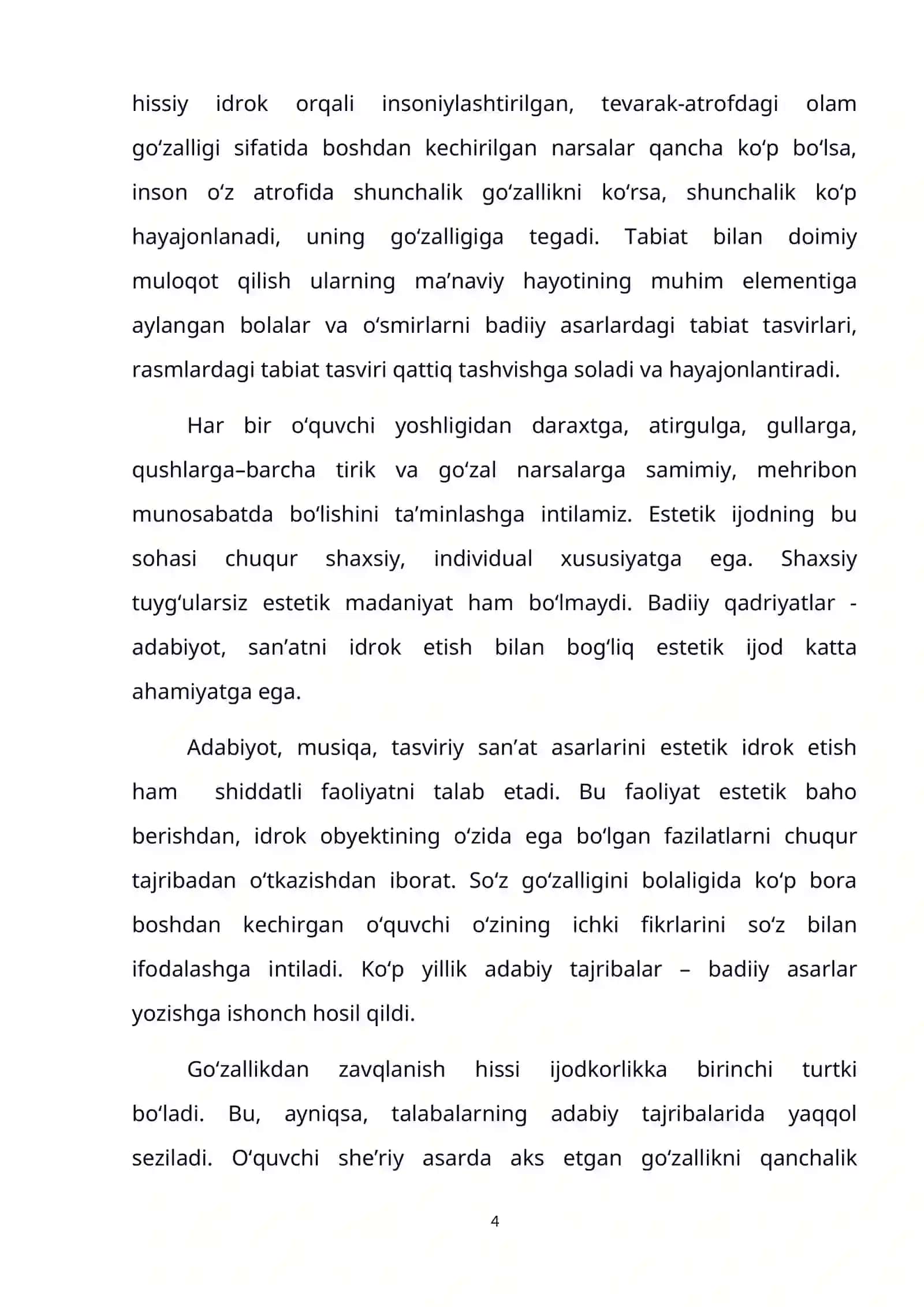 RETSEPTIV ESTETIKAGA OID ASARLAR TAHLILI 4
