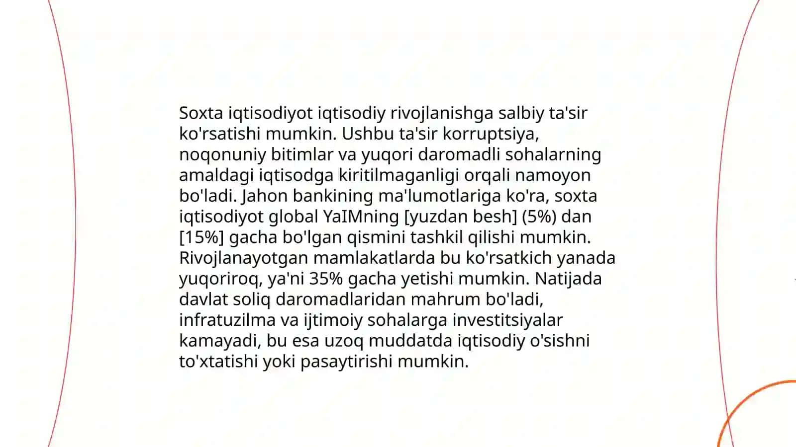Xufya iqtisodiyot tizimida xufya iqtisodiyotning o‘rni va funksiyalari 4