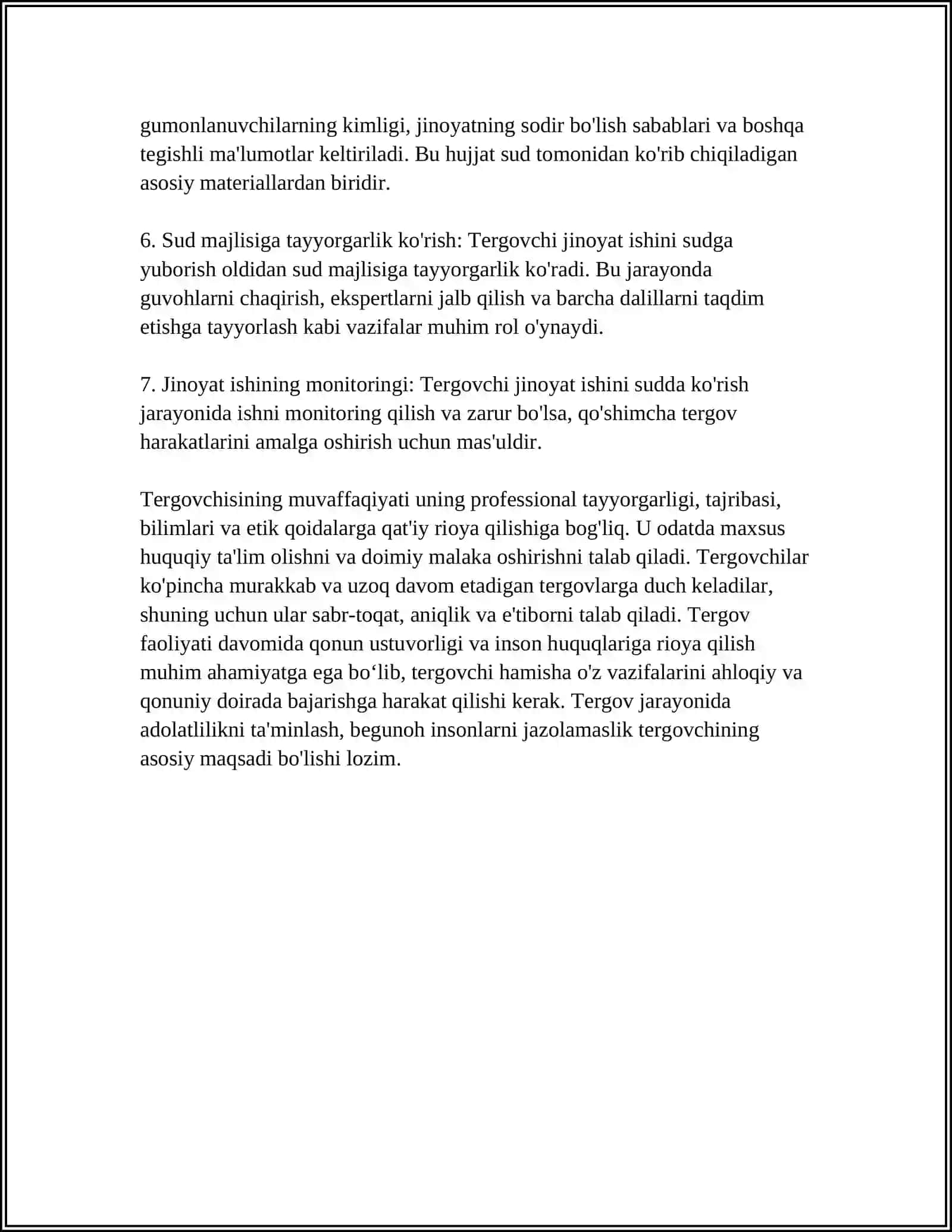 TERGOVCHI SIRI 4