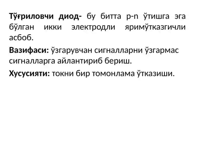 Diodlarni tadqiqat laboratoriyasi stendini yaratish 4