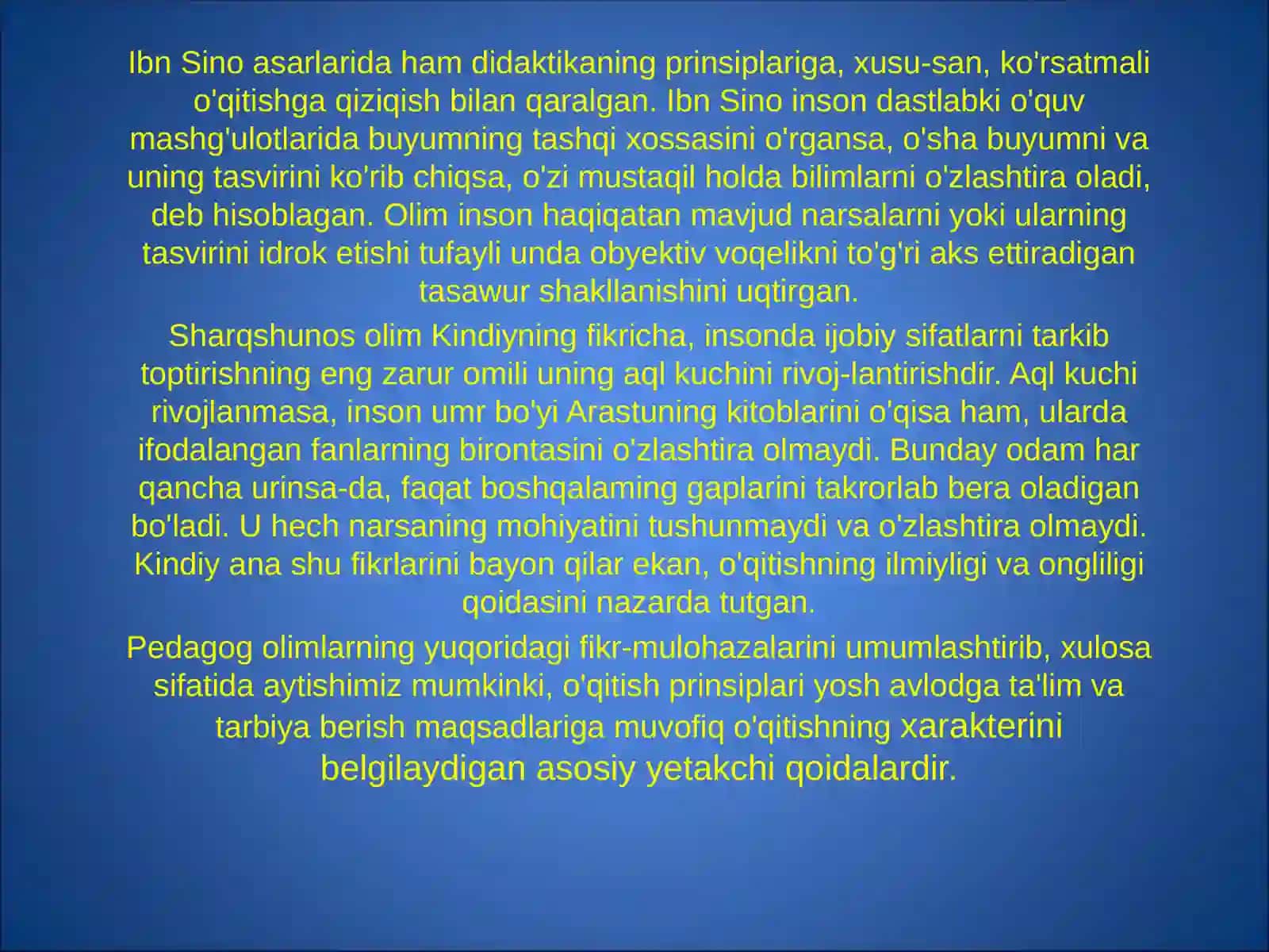 Ta’lim qonuniyatlari va tamoyillari, ularning psixologik va fiziologik asoslari 4