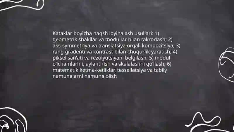 Kataklar boyicha yasash 4
