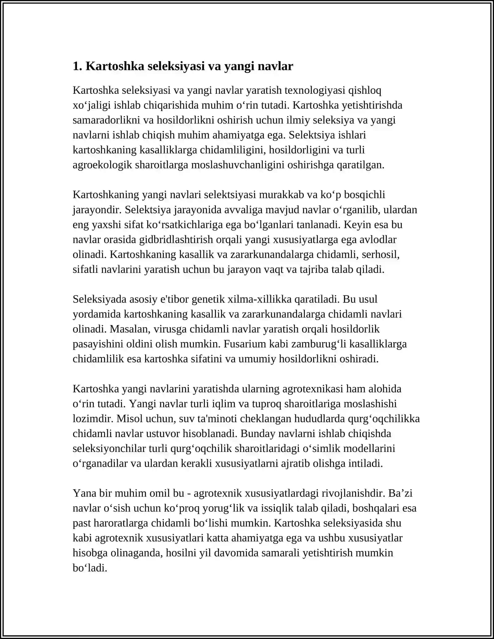 ERTAGI KARTOSHKA YETISHTIRISH TEXNOLOGIYASI 4