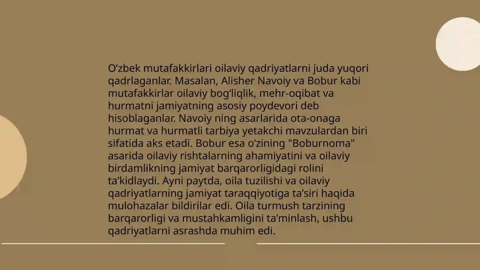 O'zbek xalq mutafakkirlarining oilaviy tarbiya haqida 4
