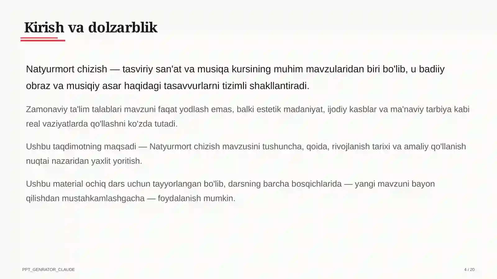 Natyurmort chizish (2-sinf) 4